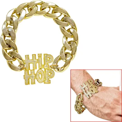 Produktbild von Proll Babo Lude Macho Prolethen Hip Hop Rapper Armband fette Kette