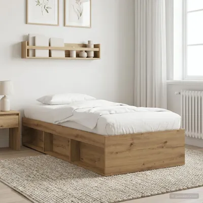 Obrázek produktu pro Maison Exclusive – Postel s úložným prostorem, ručně vyrobená, buk, 80 x 200 cm