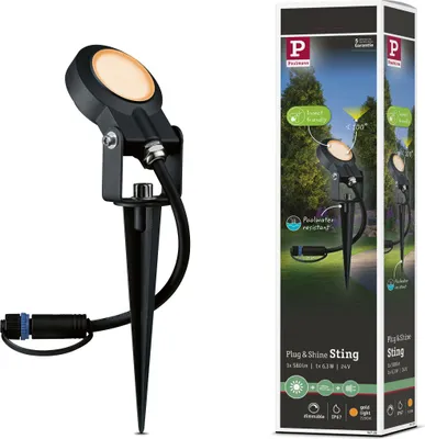 Obrázek produktu pro Paulmann Plug & Shine LED Gartenstrahler Sting Einzelspot insektenfreundlich