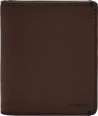 Produktbild von FOSSIL Kartenetui Joshua Vegan Cactus Front Pocket Wallet Espresso dunkelbraun