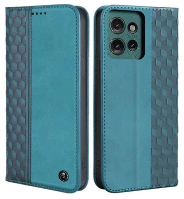 Zdjęcie produktu dla Etui skórzane do telefonu Motorola Edge 50 z magnetycznym zamknięciem