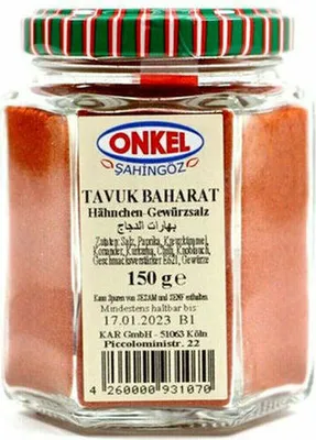 Produktbild von Onkel Sahingöz Hähnchen-Gewürzsalz 150g