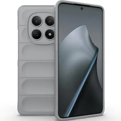 Produktbild von Handyhülle für Xiaomi Redmi Note 15 5G/4G Weich TPU Silikon Stossfest Anti-rutsch Hülle Grau