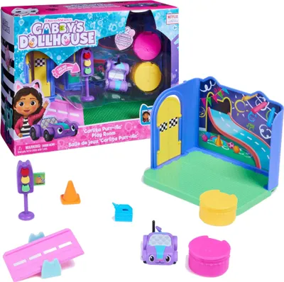 Produktbild von Gabby's Dollhouse kleines Set Straßenfigur Kicifura + Zubehör