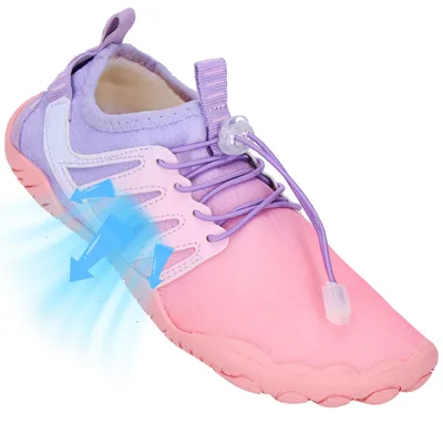 Productafbeelding van Springos Waterschoenen - AQUA Shoes - Sneldrogend - Rubber - Unisex - Roze/ Paars - Maat 39, AI-gegenereerde afbeelding