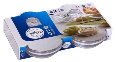 Zdjęcie produktu dla Miseczka Do Sosów Dipów Transparentna Gigogne 35 Ml - Zestaw 4 Szt.