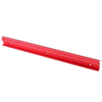 Obrázok produktu pre Woodworking Chute,Woodworking Guide Rail Chute,Jig Fixture Slot Rail,Aluminum Alloy Guide Rail Chute,Guide Rail Push Handle Chute,Woodworking Chute Rail