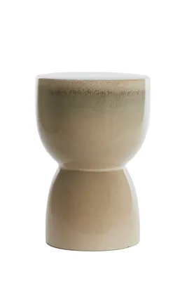 Produktbild von Light & Living - Hocker FINCA - Ø28,5x42cm - Weiß