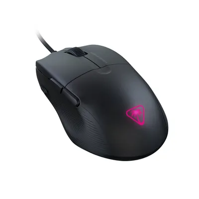 Produktbild von Turtle Beach Pure SEL – Ultraleichte, ergonomische RGB-Gaming-Maus, optischer 8K DPI-Sensor, mechanische Schalter, PTFE-Gleitelemente, RGB-Beleuchtung - Schwarz, rechts, Optisch, USB Typ-A, 8000 DPI, Schwarz