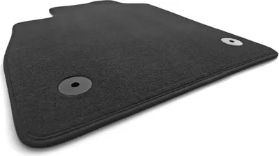Produktbild von Fahrermatte für Ford Fiesta (2017-) Fußmatte Fahrerseite Velours Autoteppich Original Qualität Matte vorne schwarz