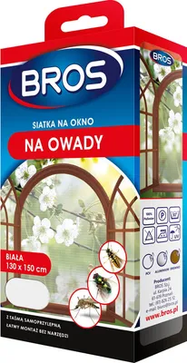 Produktbild von BROS - Moskitonetz für Fenster 130x150 weiß