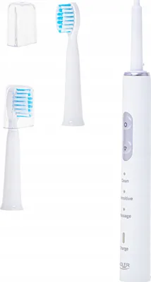 Zdjęcie produktu dla Soniczna Szczoteczka do zębów Elektryczna 3 Tryby pracy + Końcówki Adler