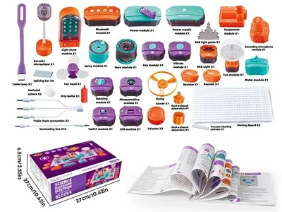 Produktbild von Wissenschafts-Circuit-Kit, 150+ Projekte, Sicher für Kinder, 1 Set