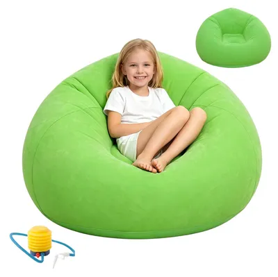 Imagen del producto de Omgoods: Sofá inflable para exteriores, ideal para acampar y disfrutar de la comodidad