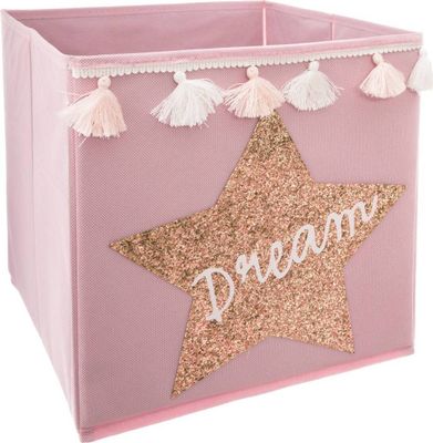 Textilný kôš na hračky Dream Sequins