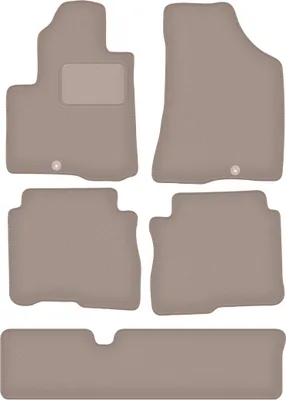 Produktbild von Velours-Autoteppiche für: Hyundai Santafe II 7 Personen (2006-2012) Beige