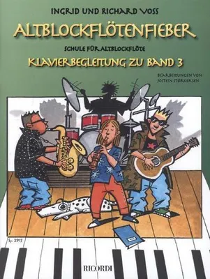 Produktbild von Altblockflötenfieber, Klavierbegleitung. Bd.3