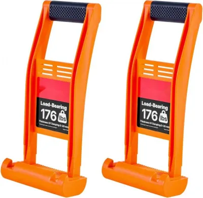 Obrázek produktu pro balení 2 nosičů desek Nosná rukojeť 80 kg - Zvedák sádrokartonových desek pro sádrokarton - Zvedák stavebních desek - Snadné přenášení sádrokartonových desek