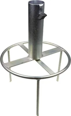 Produktbild von STUBAI Sonnenschirmständer Rasendorn Schirmständer Abnehmbarer Sonnenschirmhalter silber Angeln, Garten, Strand