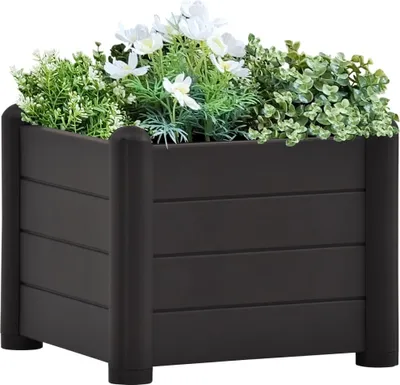Produktbild von Möbel Garten-Hochbeet PP Anthrazit 43x43x35 cm - Beete 313973
