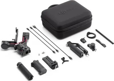 Produktbild von DJI RS 3 Combo, Handkamerastabilisator, Schwarz, 1/4", 360°, -112 - 214°, -95 - 240°