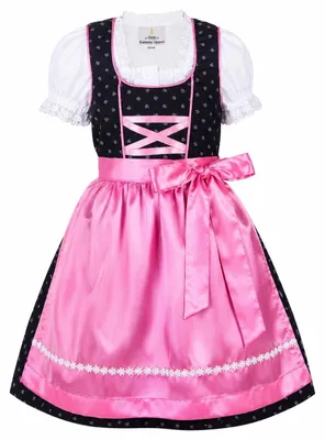 Obrázek produktu pro Dívčí tradiční šaty "Dirndl" s květinovým vzorem