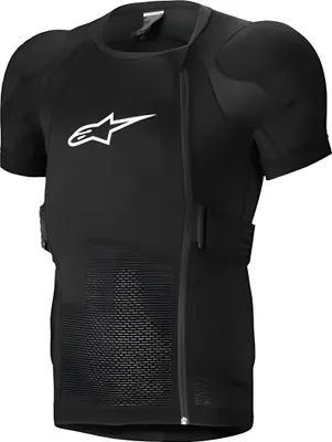 Produktbild von Alpinestars A-Impact Plasma Kurzarm Protektorenjacke, schwarz/weiß, L