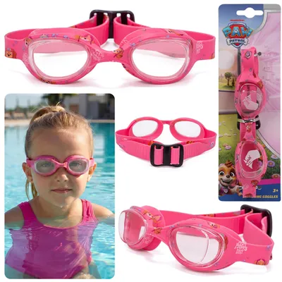 Produktbild von Paw Patrol Skye verstellbare Schwimmbrille für Kinder, Anti-Fog, Silikon-Schwimmbrille für Mädchen