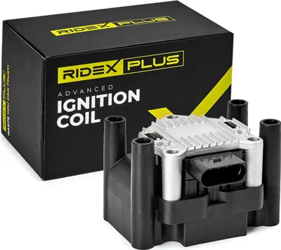 Produktbild von RIDEX PLUS 689C0406P Zündspule für VW Golf IV Schrägheck (1J1) GOLF VI (5K1) Golf V Schrägheck (1K1) POLO (9N) Polo Schrägheck (6R1, 6C1)