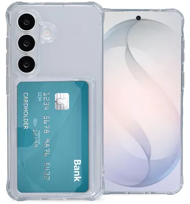 Productafbeelding van imoshion Softcase Backcover met pasjeshouder voor de Samsung Galaxy S26 - Transparant