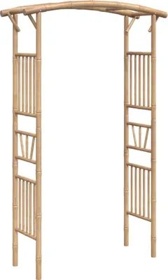 Zdjęcie produktu dla vidaXL Różany łuk bambusowy 118x40x187 cm