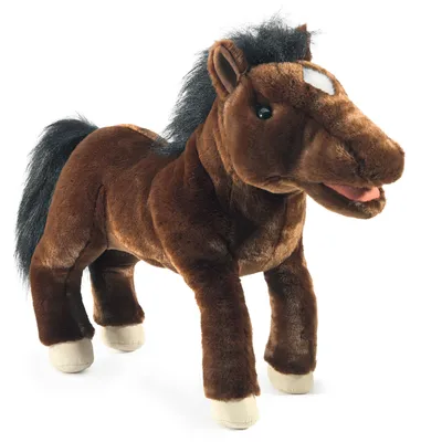 Produktbild von Folkmanis Handpuppe Pferd 3194 Horse 51 cm