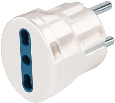Immagine prodotto di Brennenstuhl, adattatore Schuko bianco IT, Euro => DE