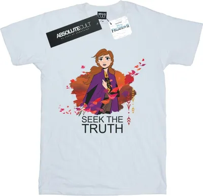 Produktbild von Disney - "Frozen 2 Seek The Truth" T-Shirt für Damen BI24608 (XXL) (Weiß)