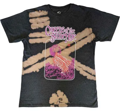 Obrázek produktu pro Queens Of The Stone Age Planet Frame (Wash Collection) Black XL Tričko
