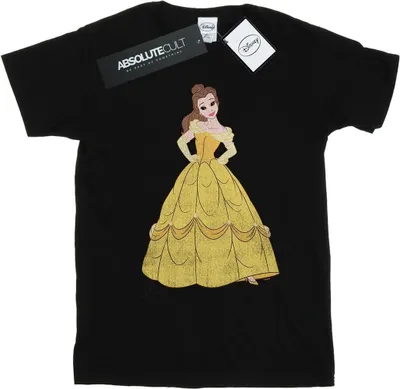 Produktbild von Beauty And The Beast - T-Shirt für Damen BI658 (L) (Schwarz)