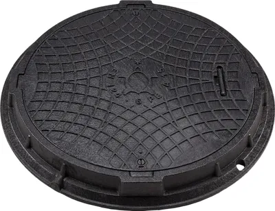 Produktbild von Schachtabdeckung Kanaldeckel Schachtdeckel DN600/750 A15 Eko™ Schwarz