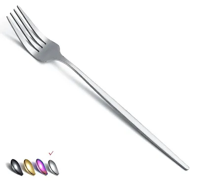 Dessertvorken 6er-Set, 21,6 cm, Edelstahl, matt, silber, spülmaschinengeeignet