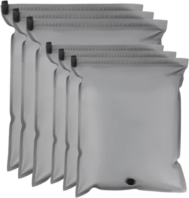 Productafbeelding van Vacuümzakken voor kleding, 6 stuks, grijs, voor reisorganisatie