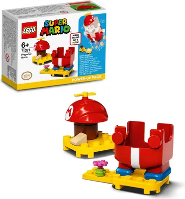 Produktbild von LEGO 71371 Super Mario Propeller-Mario - Anzug, Power-Up Pack Erweiterungsset, Fly & Flow Kostüm
