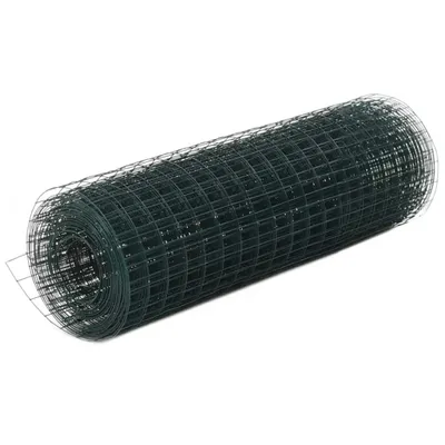 Immagine prodotto di Vidaxl -Hühnerdraht 10x0,5 m Stahl con PVC -Beschichtung grün
