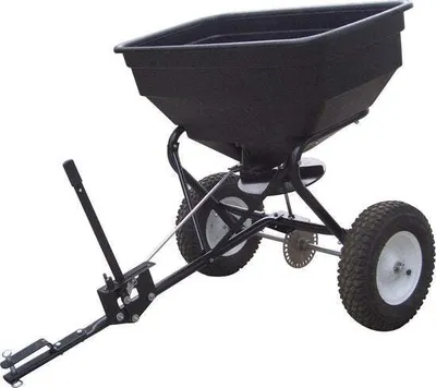 Image de Épandeur rotatif remorque Turfmaster – Capacité maximale : 56 kg / 60 litres