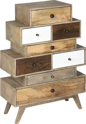 Produktbild von Kommode "koval" mangoholz 8 schubladen  - Atmosphera créateur d'intérieur
