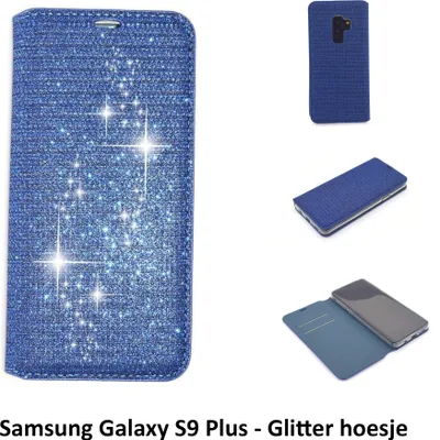 Produktbild von Samsung Galaxy S9+ Card holder Blue Book type case for Galaxy S9+ Magnetic closure