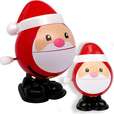Obrázek produktu pro natahovací vánoční hračka Mikuláš figurka dárek 7x5 cm bez baterií