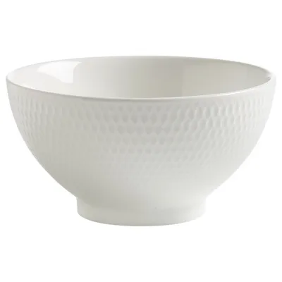 Image de Maxwell & Williams DV0041 Diamonds Round Bol à céréales Ø 15 cm, 750 ml, porcelaine, blanc