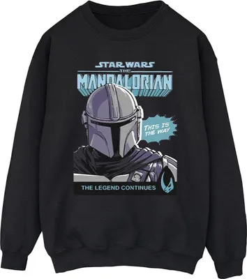Produktbild von Star Wars The Mandalorian - Sweatshirt für Herren BI46552 (M) (Schwarz)