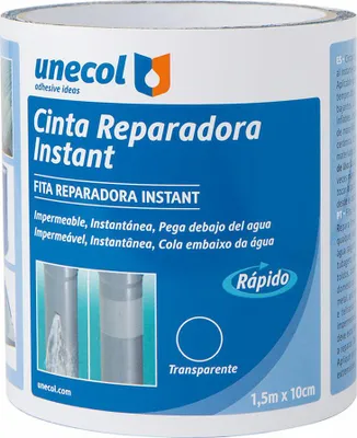 Produktbild von Kabelmantelreparaturband Unecol Instant A7711 Durchsichtig 10 cm x 1,5 m
