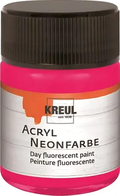 Produktbild von KREUL Acryl Neonfarbe im Glas neonpink 50 ml