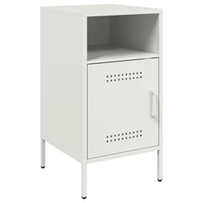 Obrázok produktu pre Nočný stolík biela 36x39x68 cm oceľ